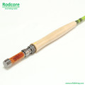 Verde Folha Gr663-3 Qualidade Feita Classic Fiberglass Fly Rod